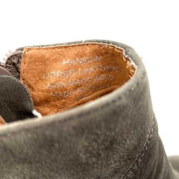 Jeffrey Campbell Womens Ankle Boots Block Heel Booties Gray Green Suede 9 - Picture 4 of 7